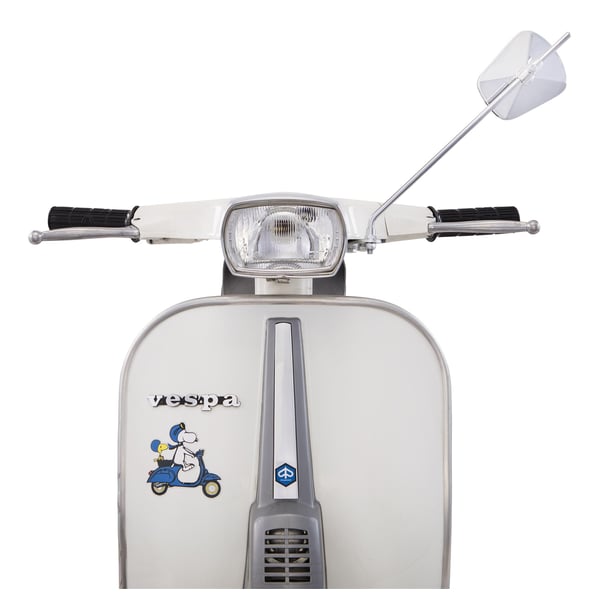 Image of Standard Spiegel CUPPINI zur Montage am Lenkerunterteil links oder rechts für Vespa alle Modelle Klassik