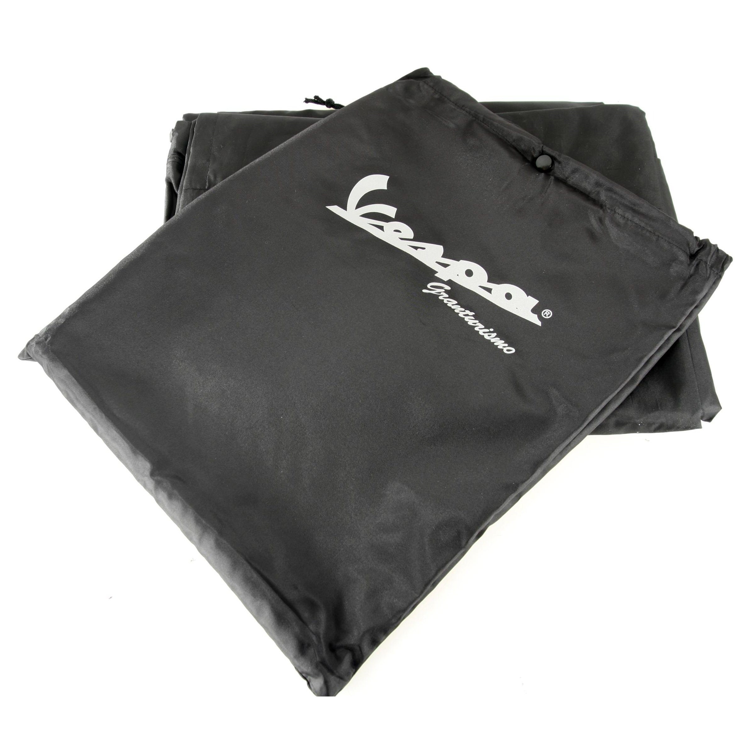 Image of Faltgarage PIAGGIO mit Vespa Schriftzug schwarz für Vespa ET2/ET4/LX/LXV/S/Primavera/Sprint 50-150ccm, für Vespa PX/T5 für Vespa ET2/ET4/LX/LXV/S/Primavera/Sprint 50-150ccm, für Vespa PX/T5