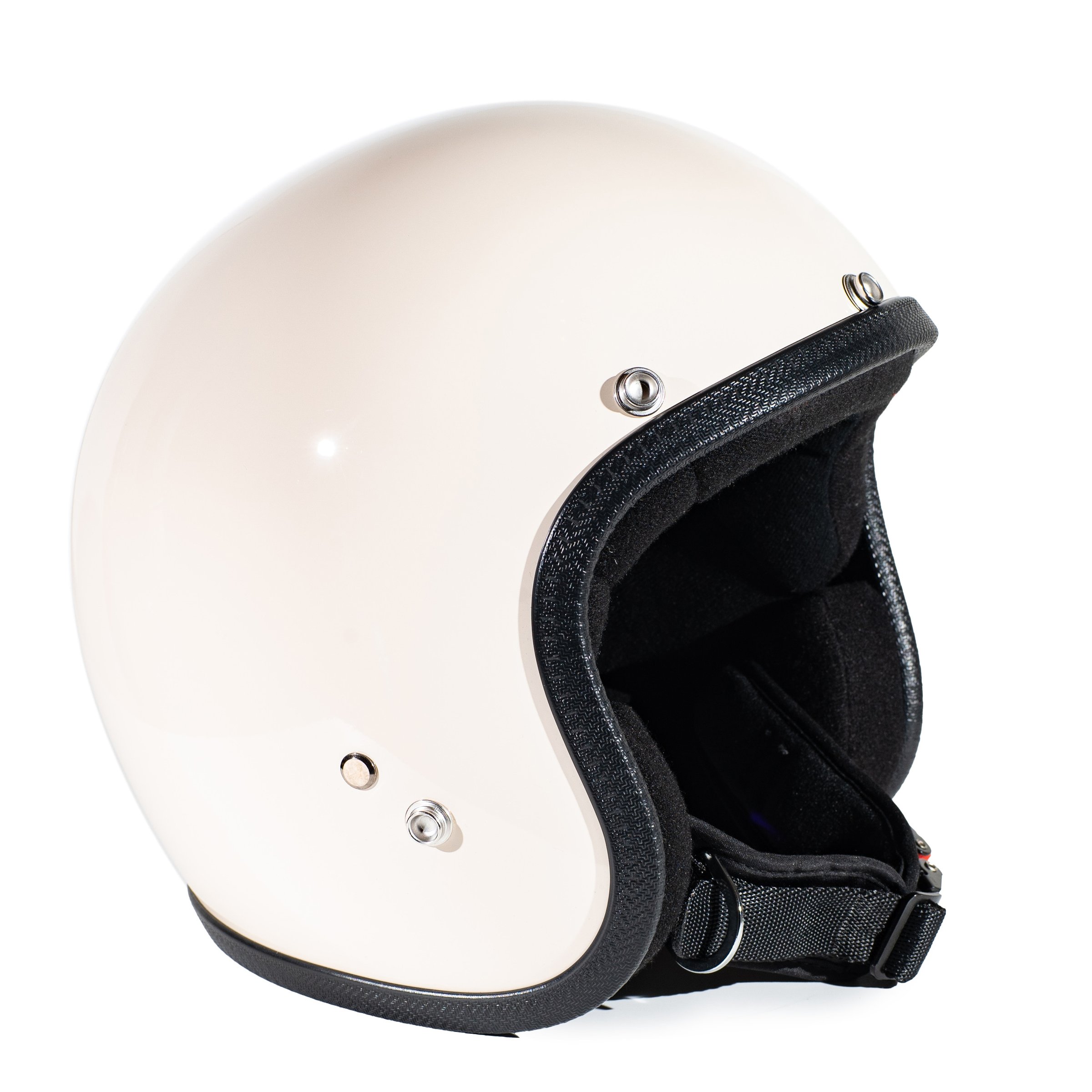 Image of Helm 70'S PASTELLO Vintage, Ivory, Gr. L, 59-60 Jethelm Jethelm