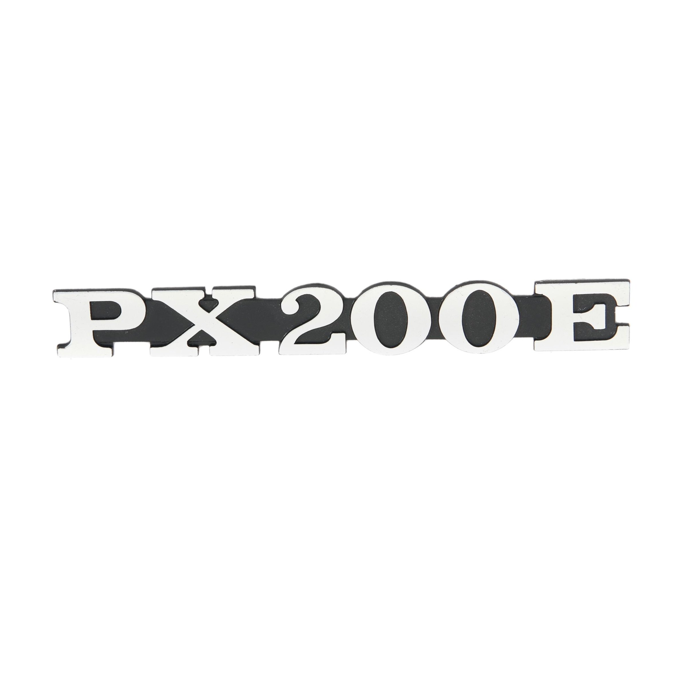 Image of Schriftzug PX200E Seitenhaube links 195641 für Vespa PX200E VSX1T 160001-> für Vespa PX200E VSX1T 160001->