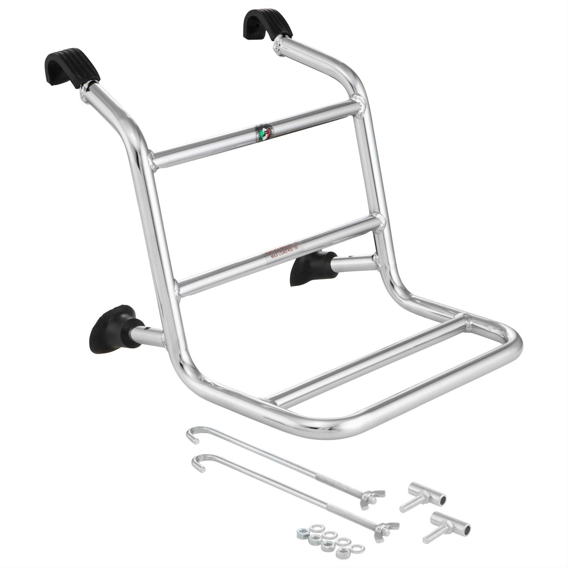 Image of Gepäckträger vorne CUPPINI für Lambretta 125 LI 2°-3°/LIS/DL/GP/150 LI 2°-3°/LIS/SX/DL/GP/175 TV 2°-3°/200 TV/SX/DL/GP für Lambretta 125 LI 2°-3°/LIS/DL/GP/150 LI 2°-3°/LIS/SX/DL/GP/175 TV 2°-3°/200 TV/SX/DL/GP