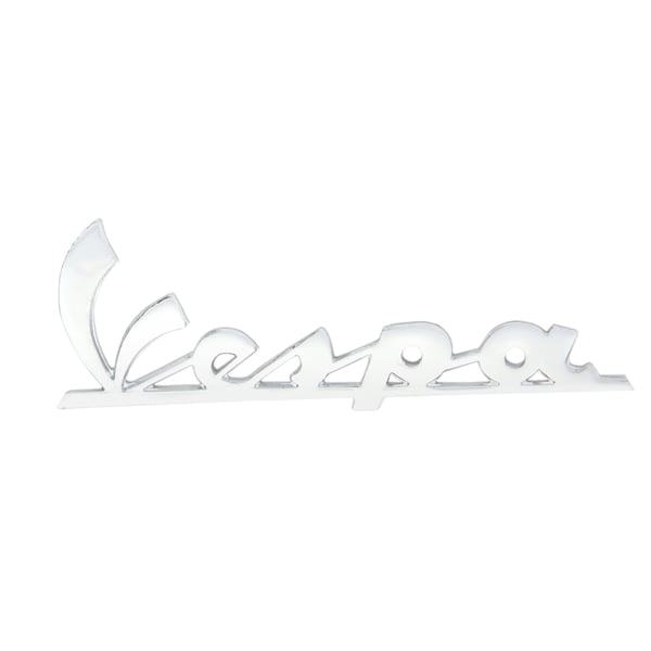 Image of Schriftzug "Vespa" Beinschild für Vespa 150 Sprint/V VLB1T -> 0172650/Super VBC1T -> 216812/180 Rally