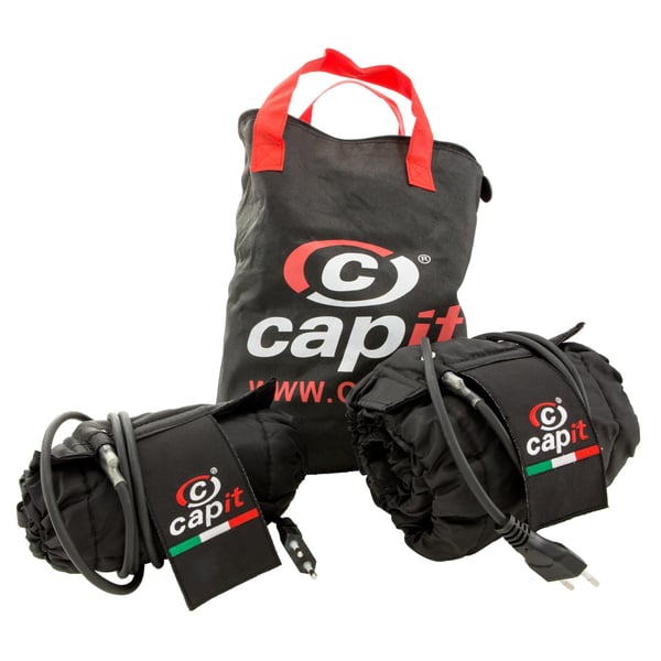 Image of Reifenwärmer CAPIT hinten/vorne Mini Spina 10'' Set für Vorder- und Hinterreifen 230V schwarz