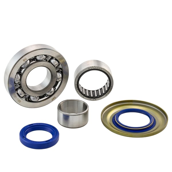 Image of Lagersatz Kurbelwelle POLINI 25x62x12/25x38x15, 24x35x6/31x62x5.8/4.3 mm LIMA & KULU Lichtmaschinenseite und Kupplungsseite 282.0007 für Vespa 125 GTR 2°/TS 2°/150 Sprint V 2°/Super 2°/Rally/PX80-200/PE/Lusso/Cosa