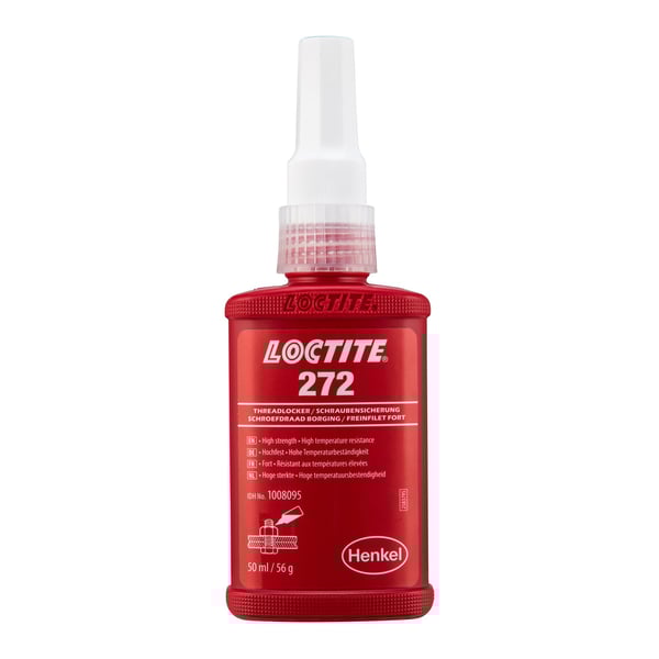Image of Schraubensicherung LOCTITE 272 hochfest orangerot