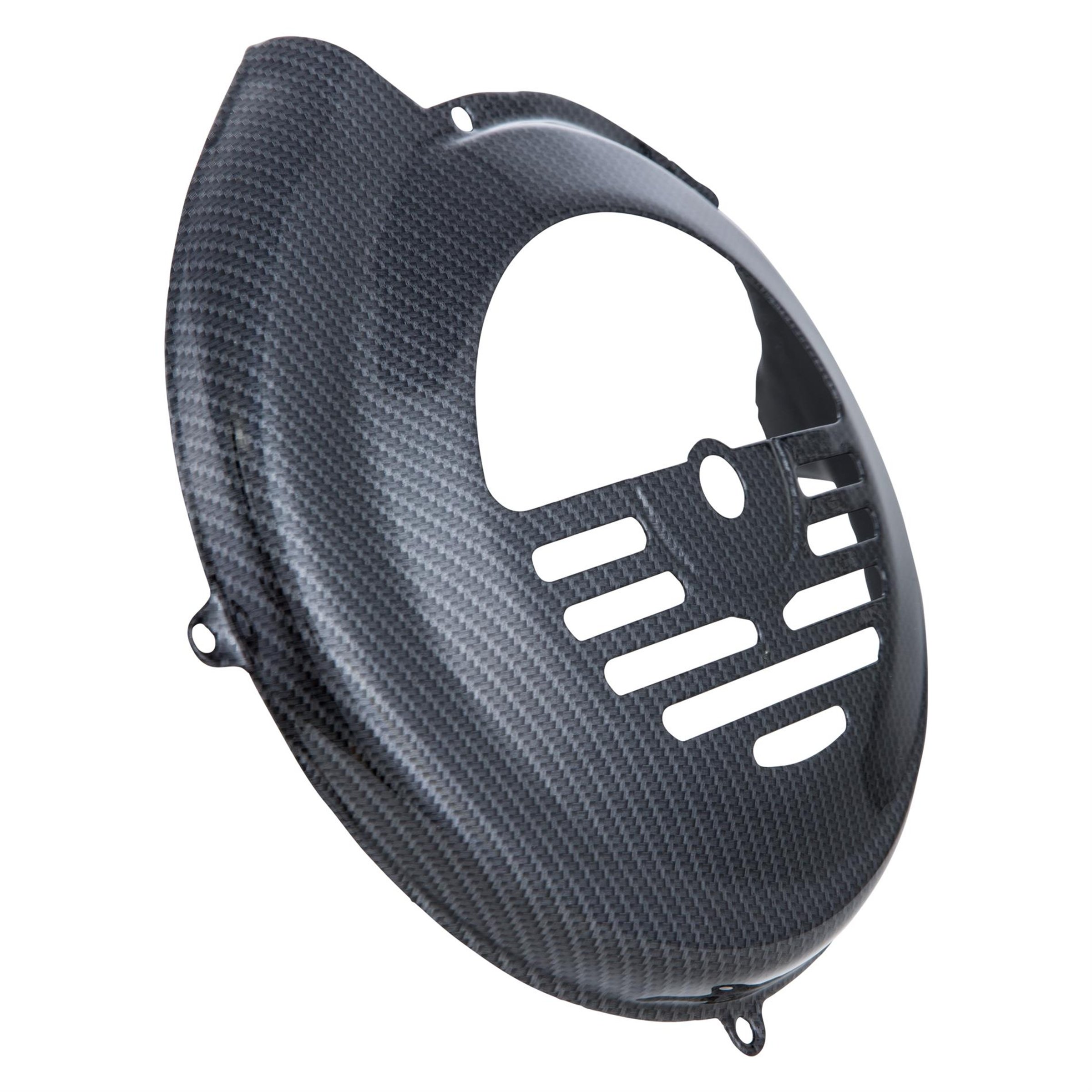 Image of Lüfterradabdeckung CARBONE Look für Vespa 50-125/PV/ET3/PK/S/XL/XL2/ETS für Vespa 50-125/PV/ET3/PK/S/XL/XL2/ETS