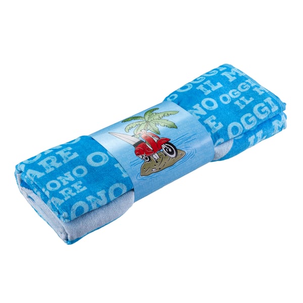 Image of Handtuch VESPA Motiv Oggi Sono Il Mare Größe: 75x150cm