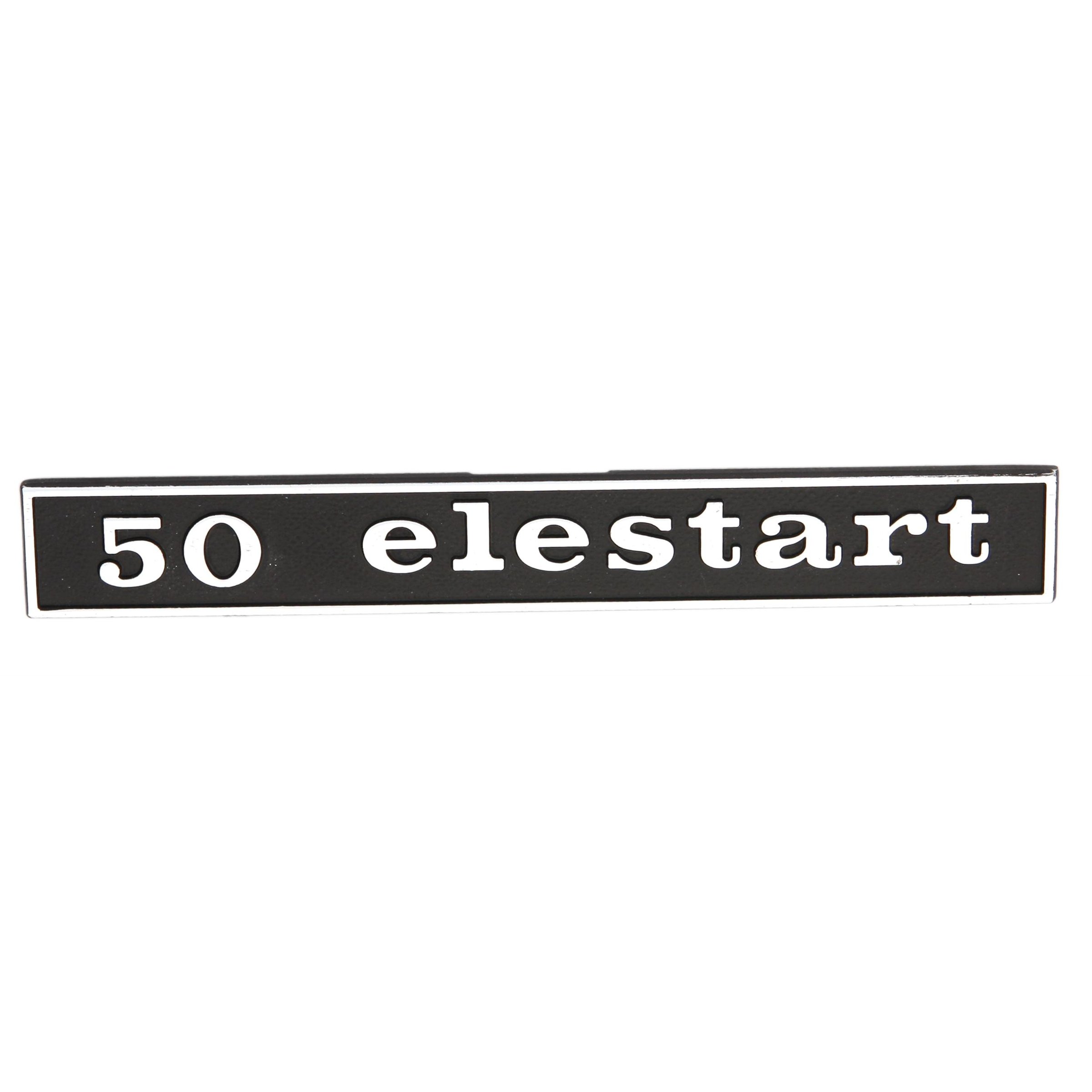 Image of Schriftzug "50 elestart" Heck hinten 152512 für Vespa 50 Special Elestart V5B2T 1869 -> V5B4 für Vespa 50 Special Elestart V5B2T 1869 -> V5B4