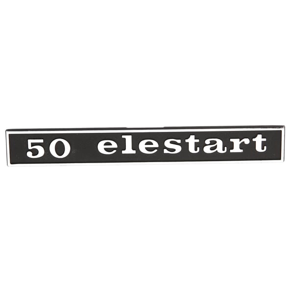 Image of Schriftzug "50 elestart" Heck hinten 152512 für Vespa 50 Special Elestart V5B2T 1869 -> V5B4