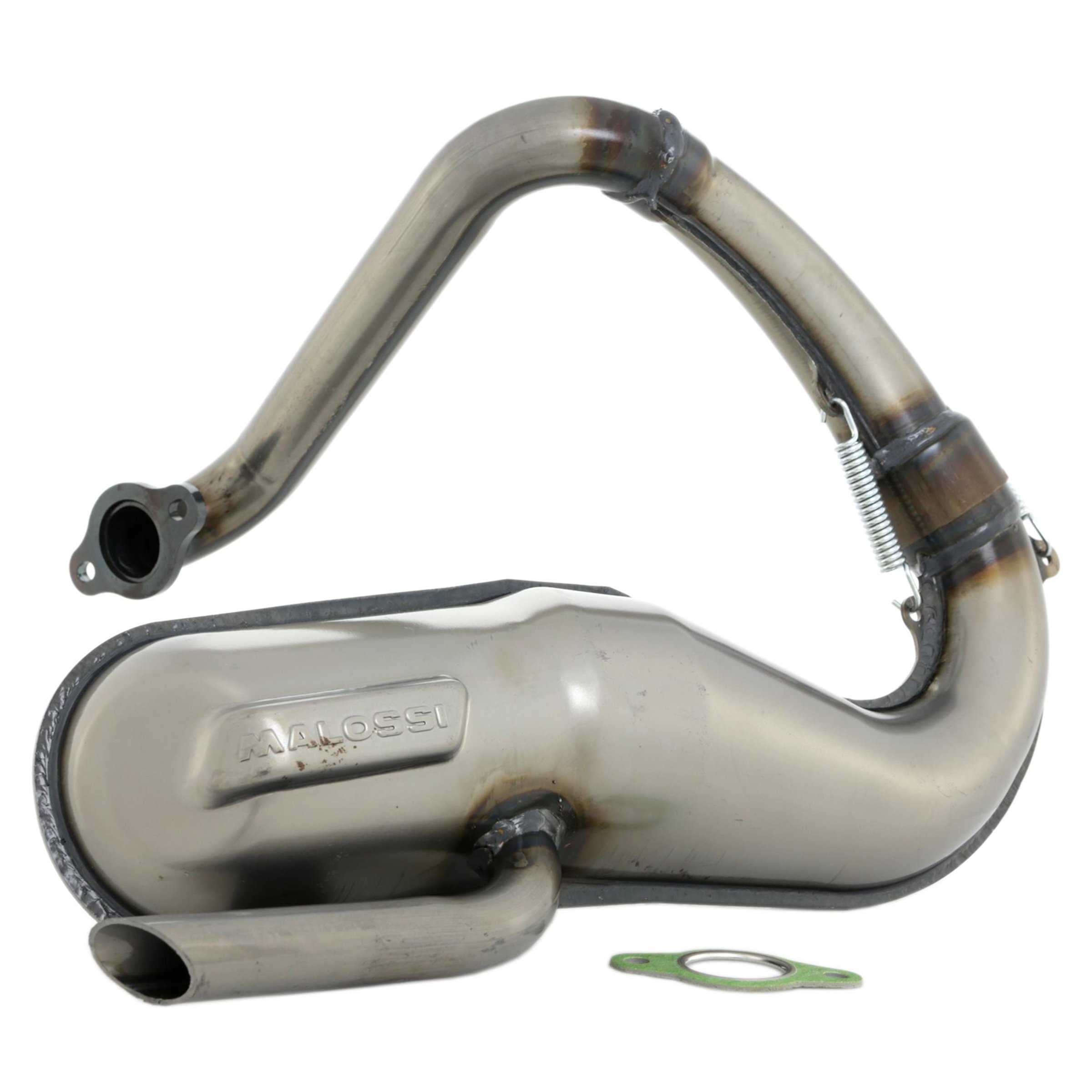 Image of Rennauspuff MALOSSI Power Exhaust 3214431 - 4221 für PIAGGIO Ape 50 50ccm 2T AC für PIAGGIO Ape 50 50ccm 2T AC