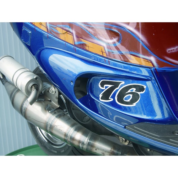 Image of Aufkleber mit Motiv Startnummer "3"