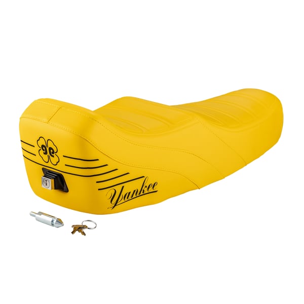 Image of Sitzbank NISA Giuliari "Yankee" gelb für Vespa 50-125/PV/ET3