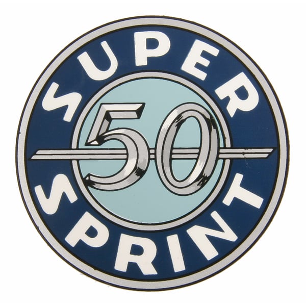 Image of Aufkleber mit Motiv "SUPER SPRINT 50" für Vespa SS50