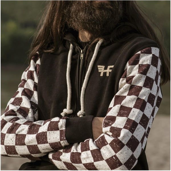 Image of Sweatshirt/Zipper HOLY FREEDOM Caferacer Größe: XL für Männer