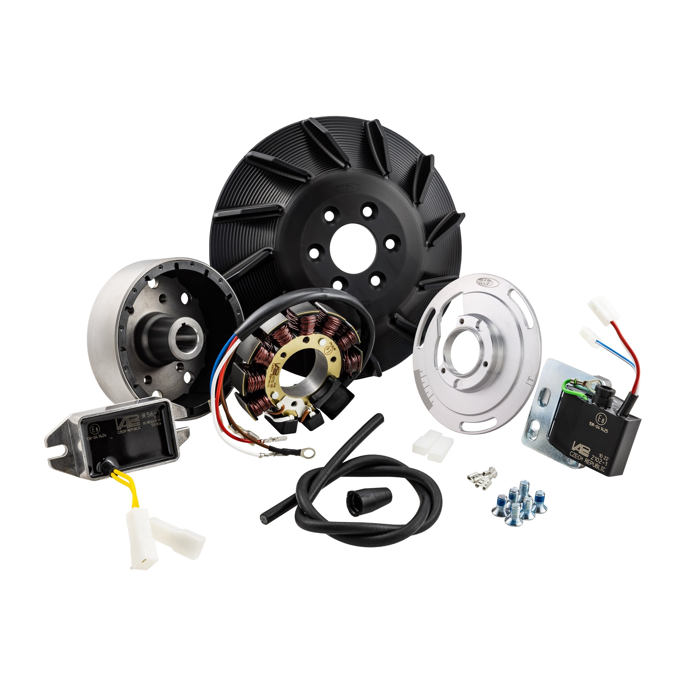 Image of Zündung SIP PERFORMANCE by VAPE Sport "Black Edition" 12V AC für Vespa 125 VNA/VNB/GT/GTR 1°/Super/TS 1°/150 VBA/VBB/T4/GL/Sprint/V 1°/Super 1° für Vespa 125 VNA/VNB/GT/GTR 1°/Super/TS 1°/150 VBA/VBB/T4/GL/Sprint/V 1°/Super 1°