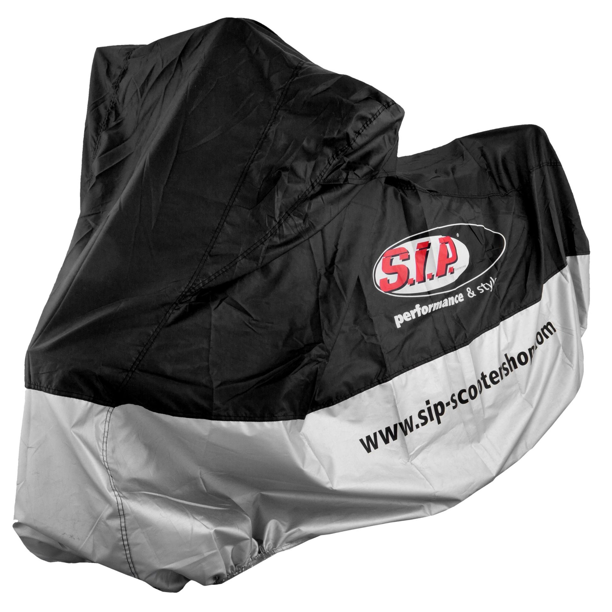 Image of Faltgarage SIP Outdoor "Scooter" mit Motiv SIP "performance & style" schwarz/silber