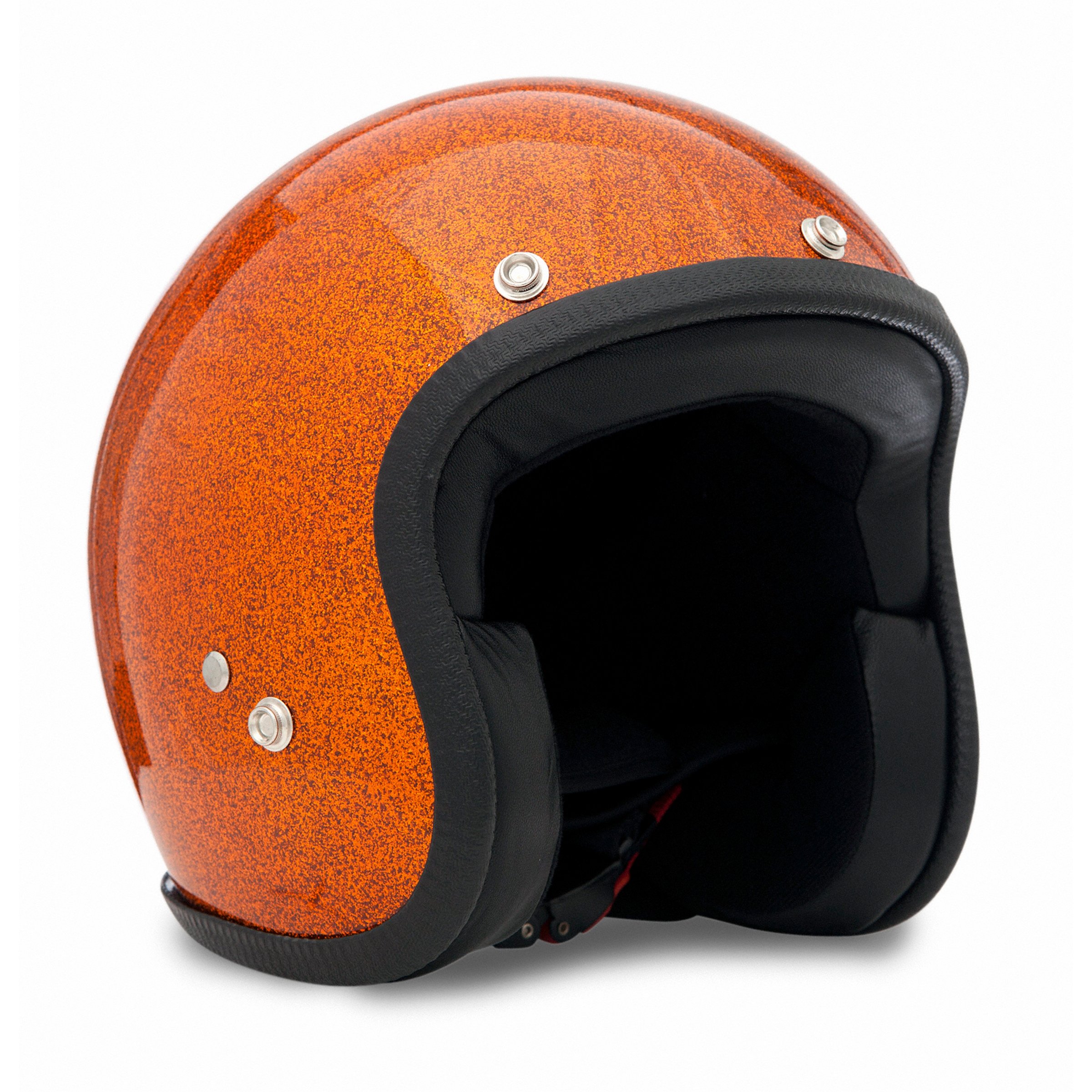 Image of Helm 70'S METAL FLAKES, orange, Gr. L, 59-60 Jethelm Jethelm