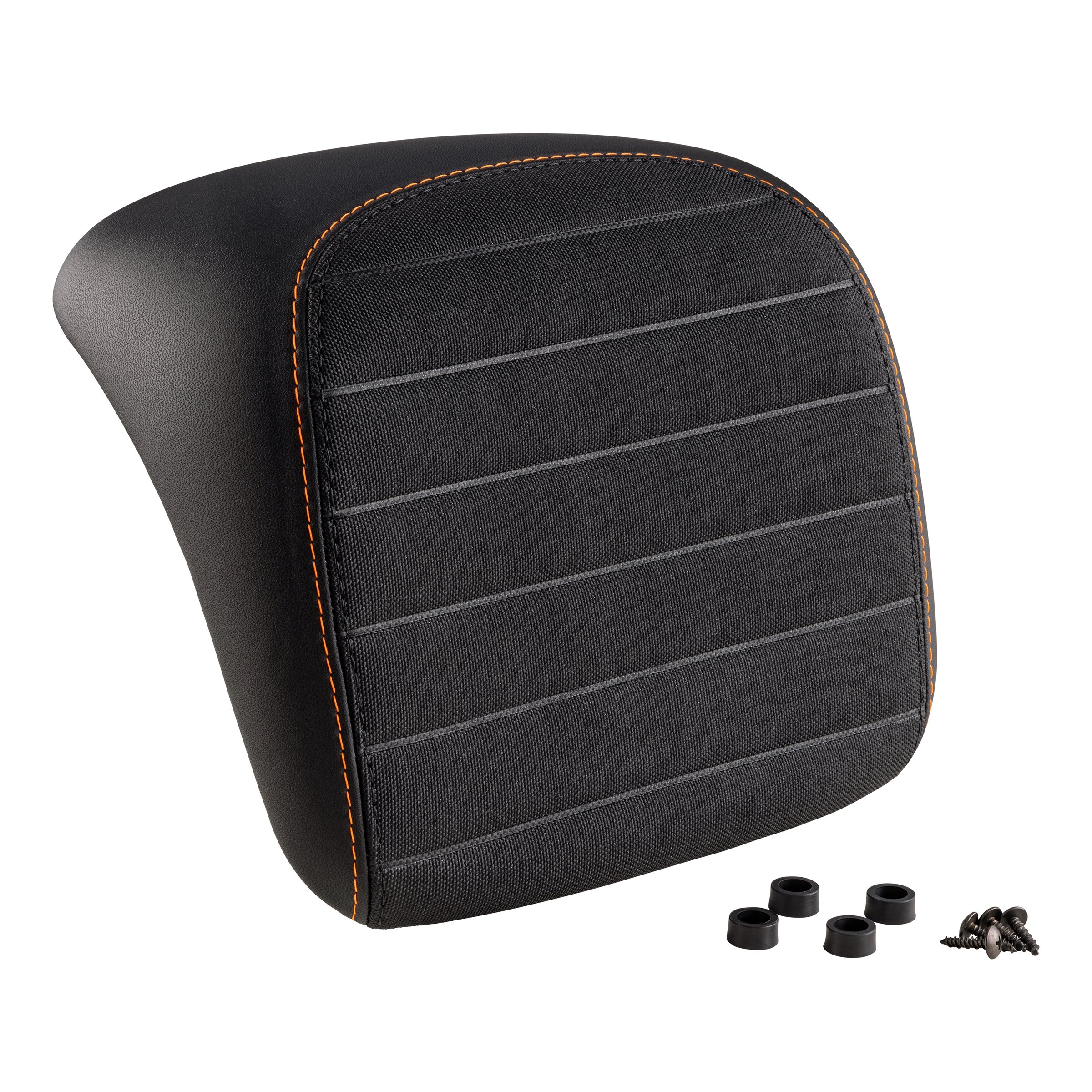 Image of Rückenlehne PIAGGIO schwarz, orange Naht CM347103 für Top Case FMS 2025 für Vespa GTS/​​GTS Super/​​GTV/​​GT 60, 125-310ccm GTS Super Sport für Vespa GTS/​​GTS Super/​​GTV/​​GT 60, 125-310ccm GTS Super Sport