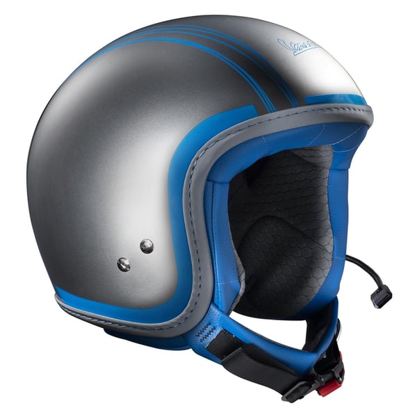 Image of Helm PIAGGIO Vespa Elettrica TECH Bluetooth, silber, 719C, Gr. L, 59-60cm Jethelm