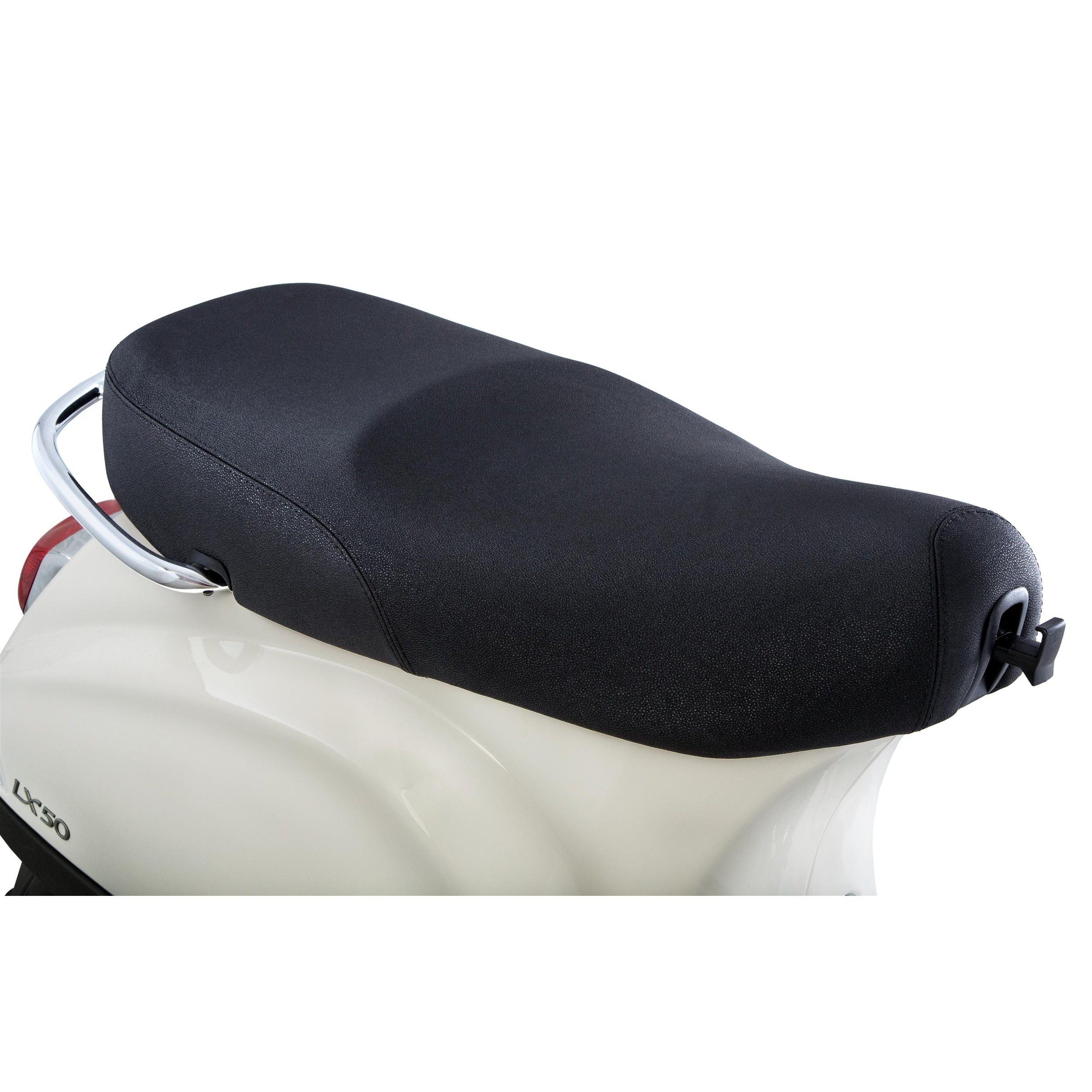 Image of Sitzbank PIAGGIO schwarz CM02520100GS - CM02520100E9 für Vespa LX 50-150ccm für Vespa LX 50-150ccm