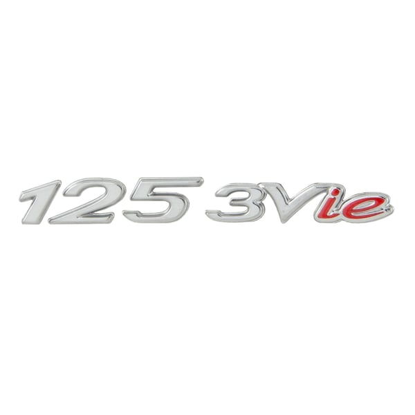Image of Schriftzug "125 3V i.e." Gepäckfach 1B001021 für Vespa Primavera/Sprint 3V i.e. 125ccm