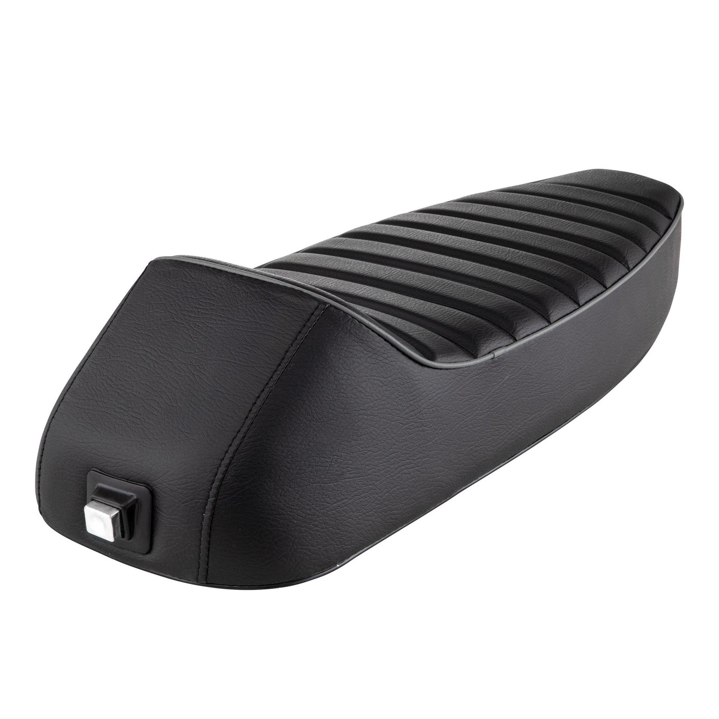 Image of Sportsitzbank schwarz abgesteppt für Vespa PX80-200/PE/Lusso/PX'98/MY für Vespa PX80-200/PE/Lusso/PX'98/MY