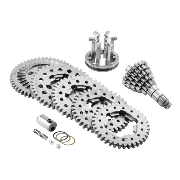 Image of Getriebekit MBD 5-Gang Z 10-12-15-18-20/36-37-38-41-50 Getriebe für Lambretta 125 LI/Special/GP/DL/150 LI/Special/SX/GP/DL/175 TV 2°-3°/200 TV/SX/GP/DL