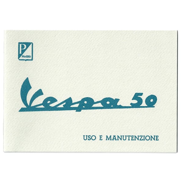 Image of Bedienungsanleitung für Vespa V50 V5A1T PIAGGIO für Vespa V50 V5A1T