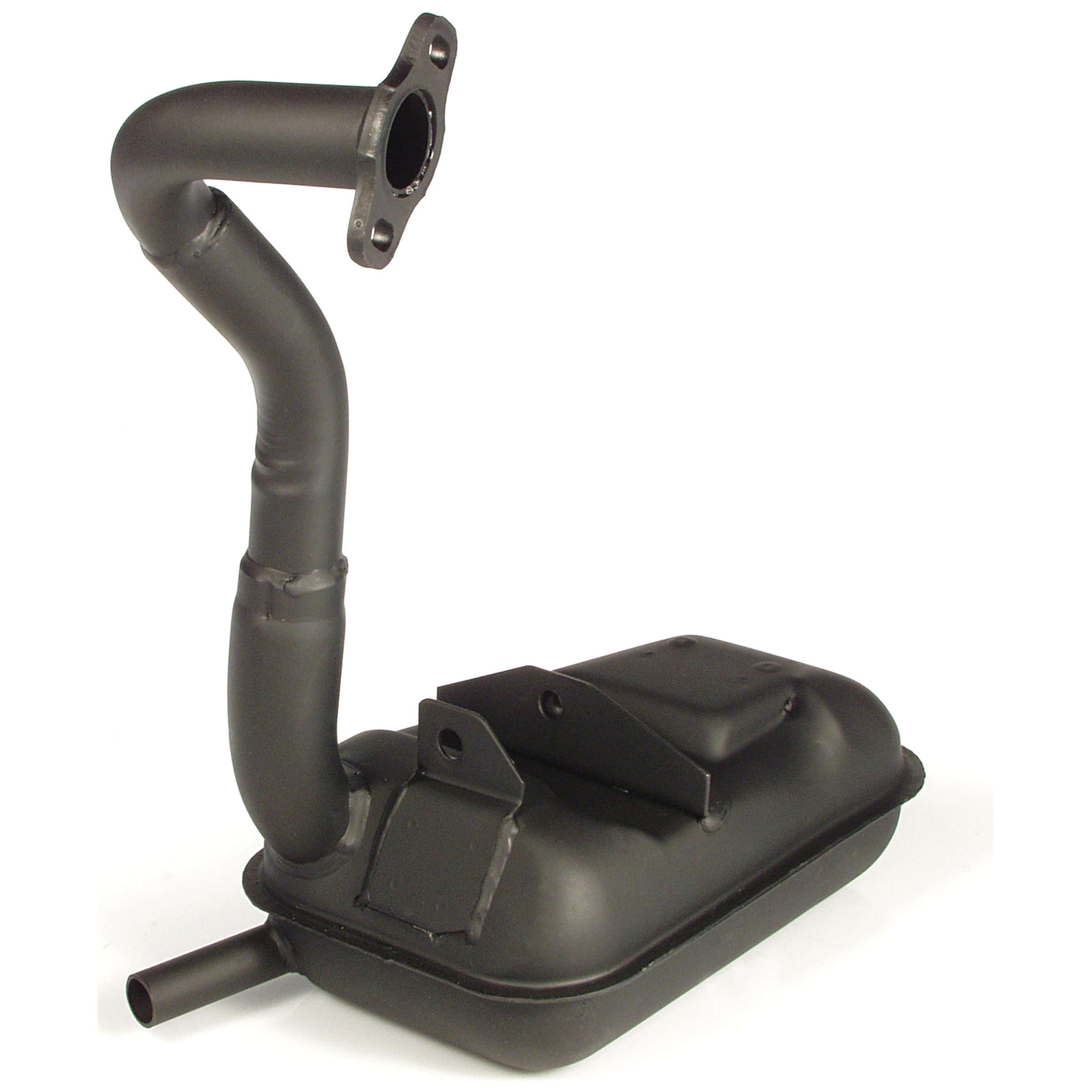 Image of Rennauspuff SITO Plus, Material: Stahl schwarz für Vespa PK80-125 S/PK100-125XL/PK125/ETS/N/XL2 für Vespa PK80-125 S/PK100-125XL/PK125/ETS/N/XL2