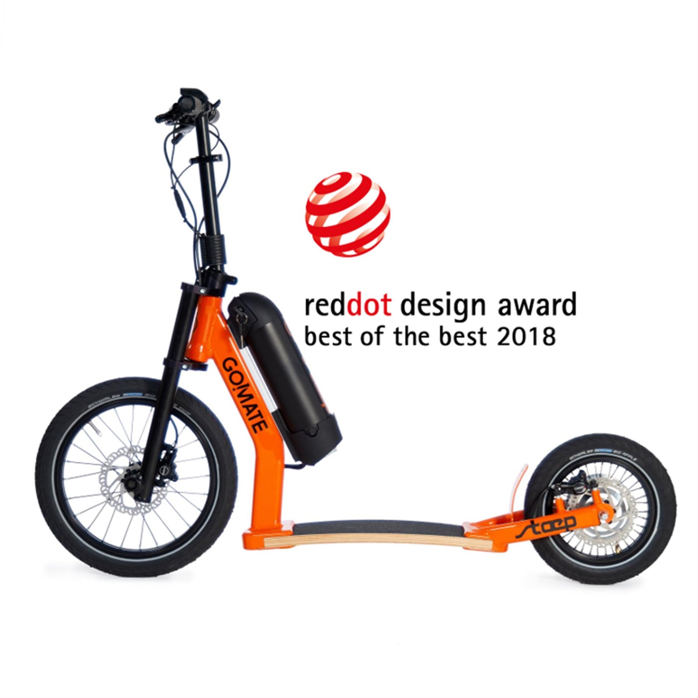 Image of E-Scooter GO!MATE stæp ER1 EVO orange, StVZO-Version orange, StVZO-Version