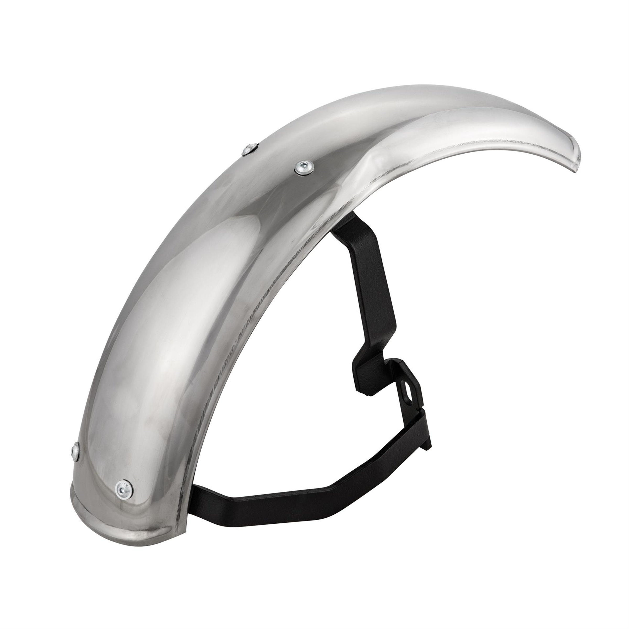 Image of Kotflügel SIP Garelli 2.0, vorne Material: Edelstahl poliert silber für Vespa PK50-125 S/XL/XL2/Automatica/PX80-200/PE/Lusso/`98/MY/T5 für Vespa PK50-125 S/XL/XL2/Automatica/PX80-200/PE/Lusso/`98/MY/T5