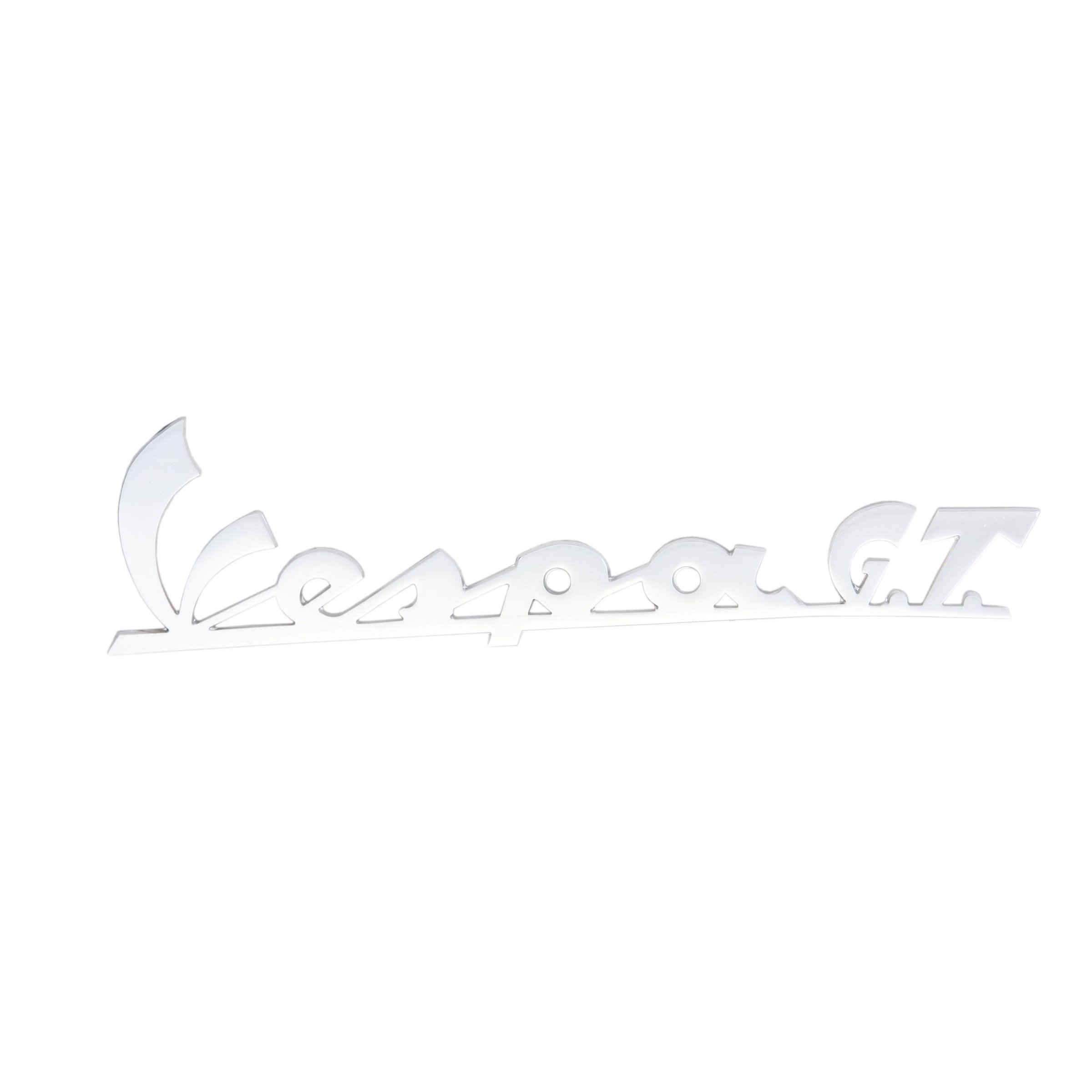 Image of Schriftzug "Vespa GT" Beinschild vorne 151713 für Vespa 125 GT/GTR - > 127357 für Vespa 125 GT/GTR - > 127357