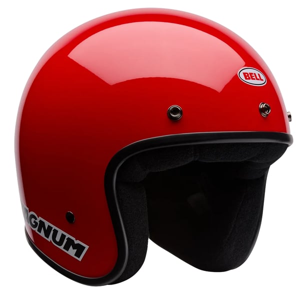 Image of Helm BELL Magnum Solid, rot, Gr. XS, 53-54cm Jethelm