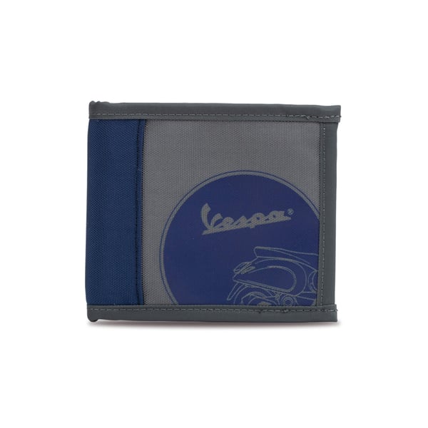 Image of Geldbeutel Vespa mit Motiv Roller grau/blau