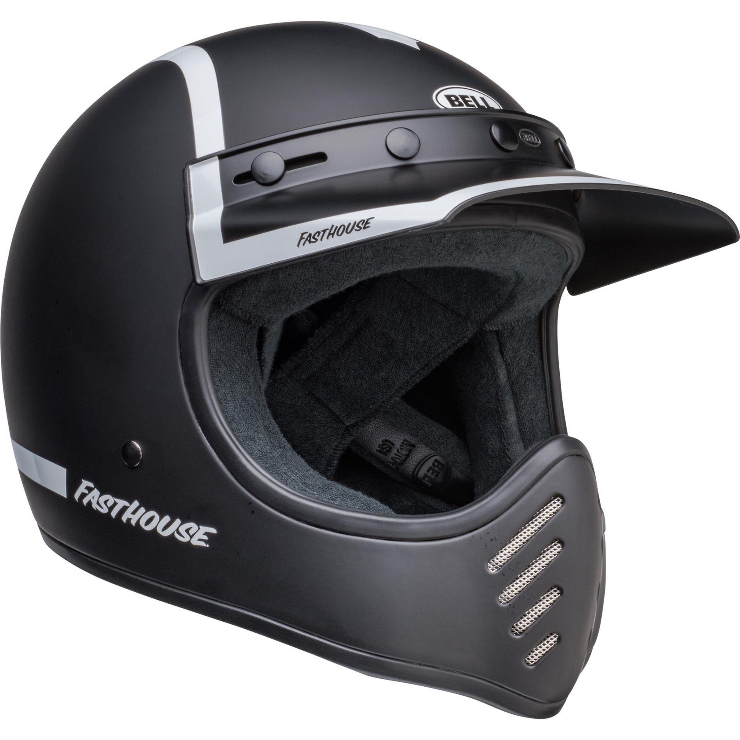 Image of Helm BELL MOTO 3 Fasthouse, schwarz matt, Gr. L, 59-60cm Crosshelm Crosshelm