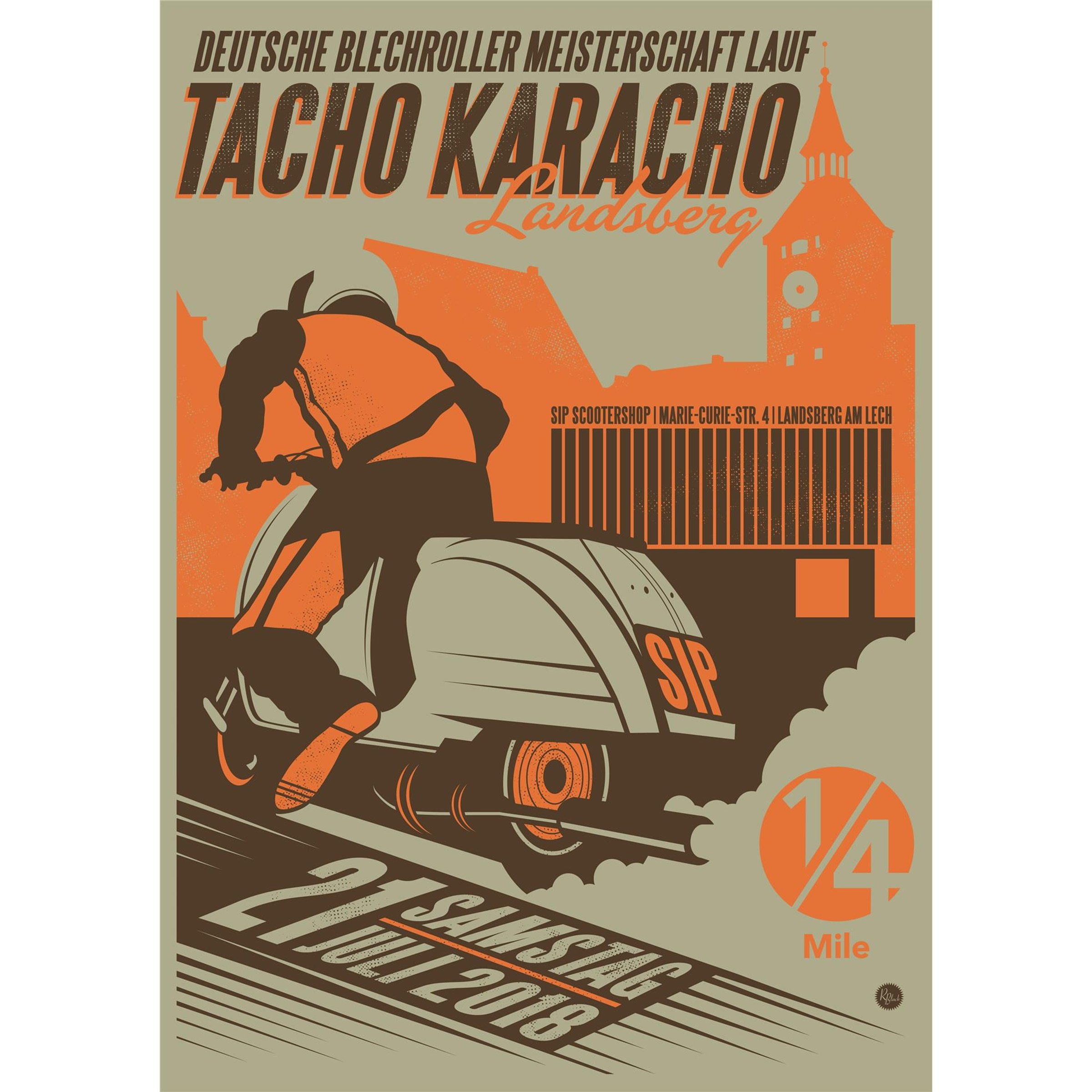 Image of Poster TACHO KARACHO DBM 1/4mile 2018