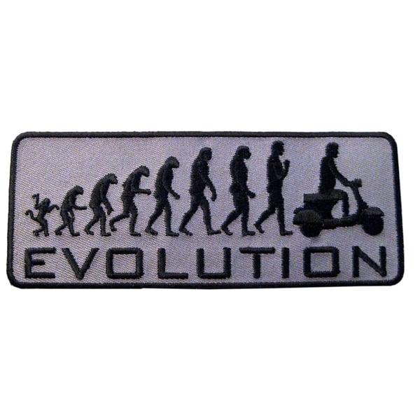 Image of Aufnäher mit Motiv "Evolution"