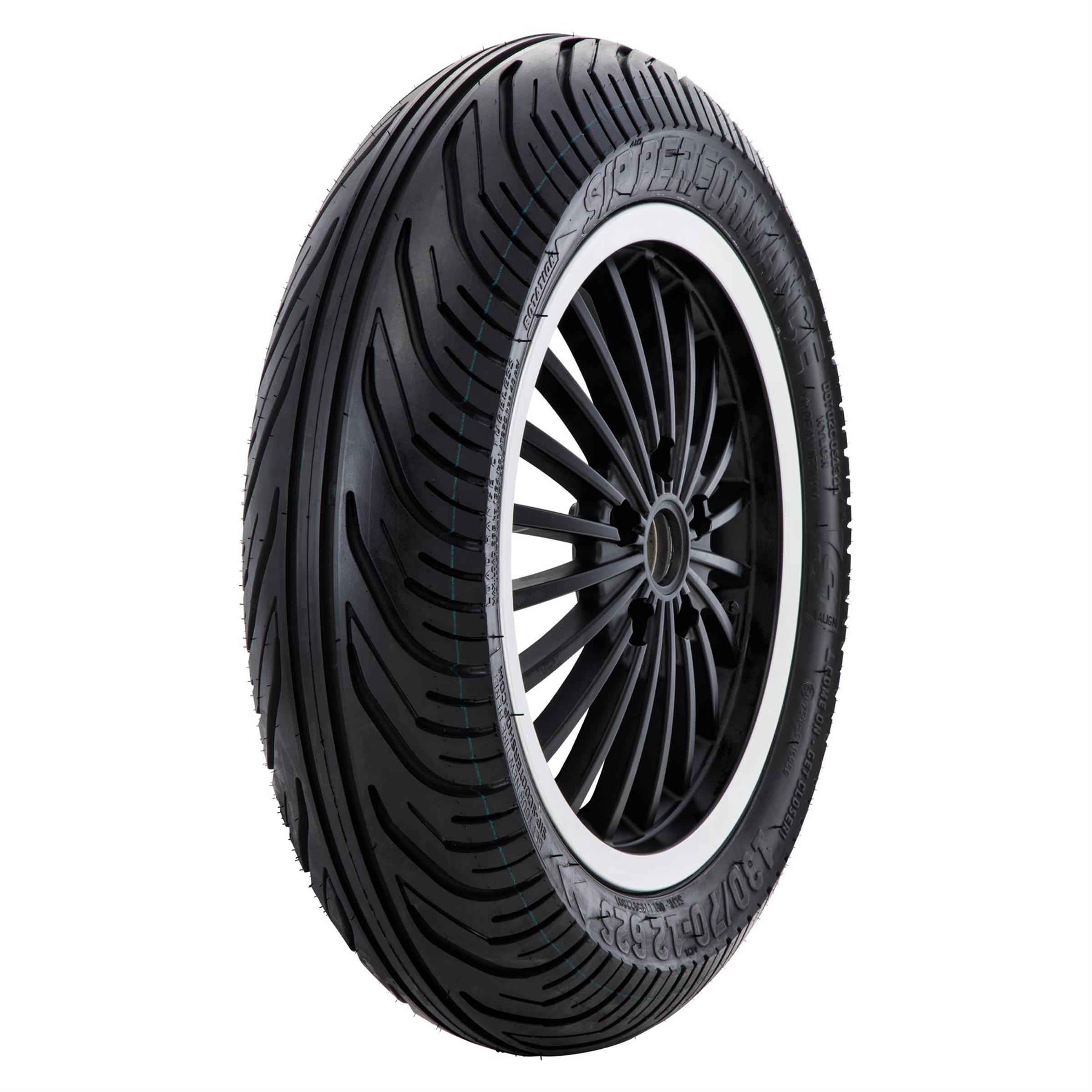 Image of Komplettrad SIP Performance 130/70-12 62S TL für Vespa GTS/GTS Super/GTV/GT 60/GT/GT L 125-300ccm für Vespa GTS/GTS Super/GTV/GT 60/GT/GT L 125-300ccm