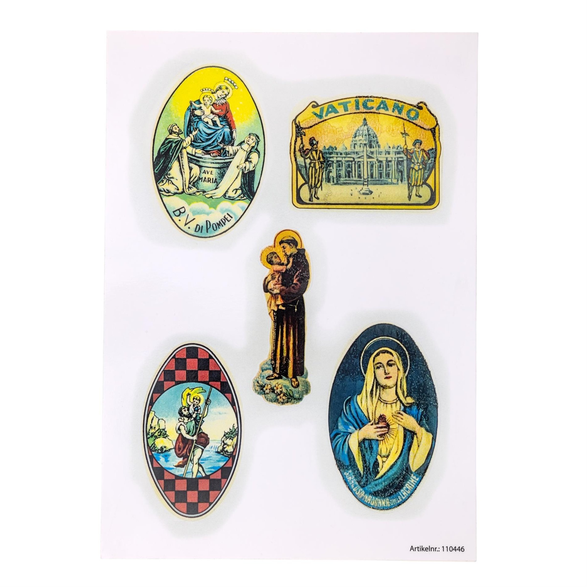 Image of Aufkleberset mit Motiv Madonna