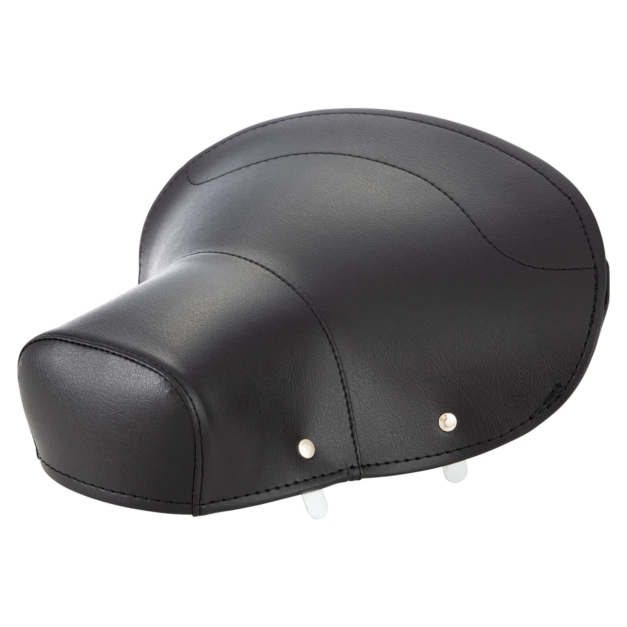 Image of Schwingsattelbezug PASCOLI schwarz vorne für Vespa 125 VNB1-5/150 VBA/VBB/GL/T4 für Vespa 125 VNB1-5/150 VBA/VBB/GL/T4