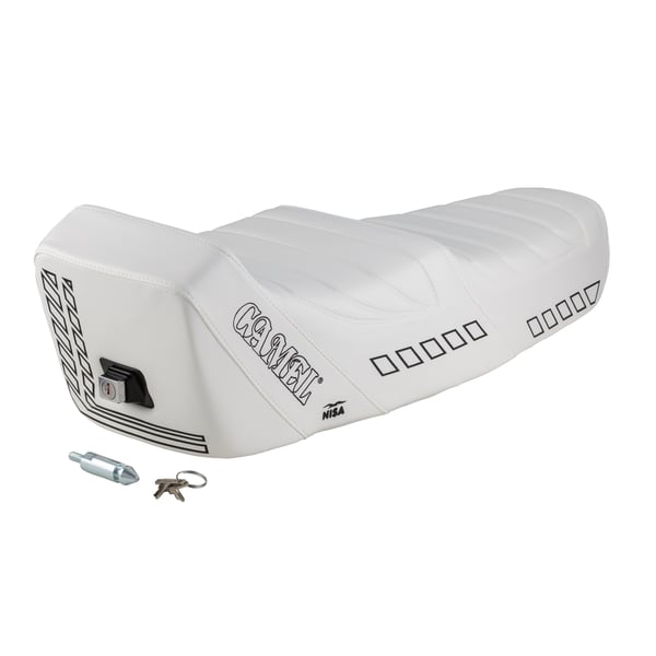 Image of Sitzbank NISA "Camel" weiß für Vespa 50-125/PV/ET3