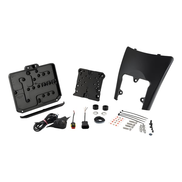 Image of Nummernschildhalter Rücklicht WUNDERKIND für schweizer Kennzeichen 180 x 140 mm, hinten, 107239-A99-F15 für Vespa GTS/GTS Super/GTV 125/300/310ccm (2023-)