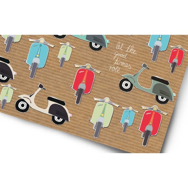 Image of Geschenkpapier SIP mit Motiv Vespa Motorroller