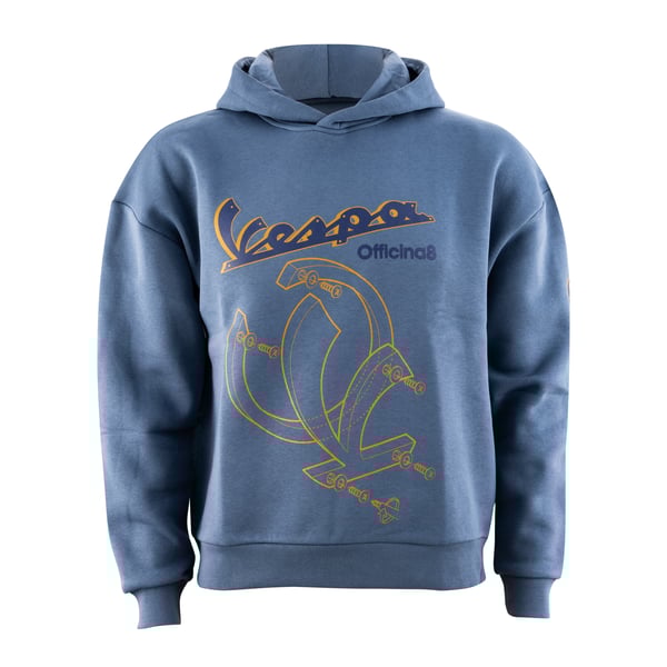 Image of Kapuzen-Sweatshirt/Hoodie PIAGGIO Vespa Officina 8 Größe: L für Männer