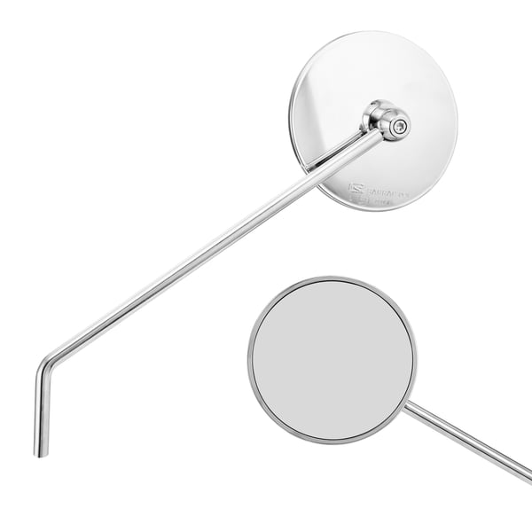 Image of Standard Spiegel BARRAC CM028003 - CM067502 zur Montage am Lenkeroberteil links & rechts für Vespa PX Lusso/'98/MY