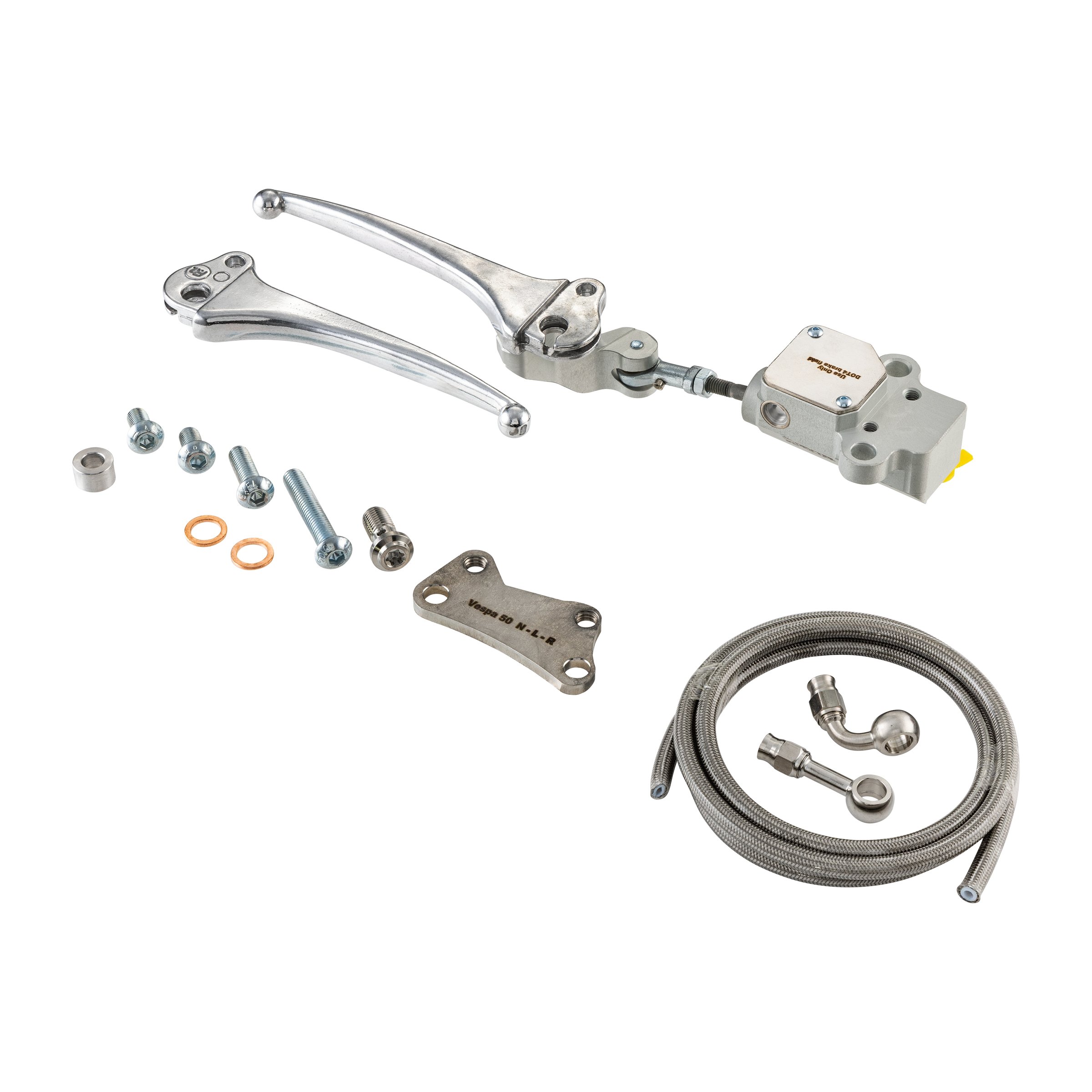 Image of Hauptbremszylinder DEXTER, zur Montage am Lenkerunterteil für Vespa V50 für Vespa V50 für Vespa V50