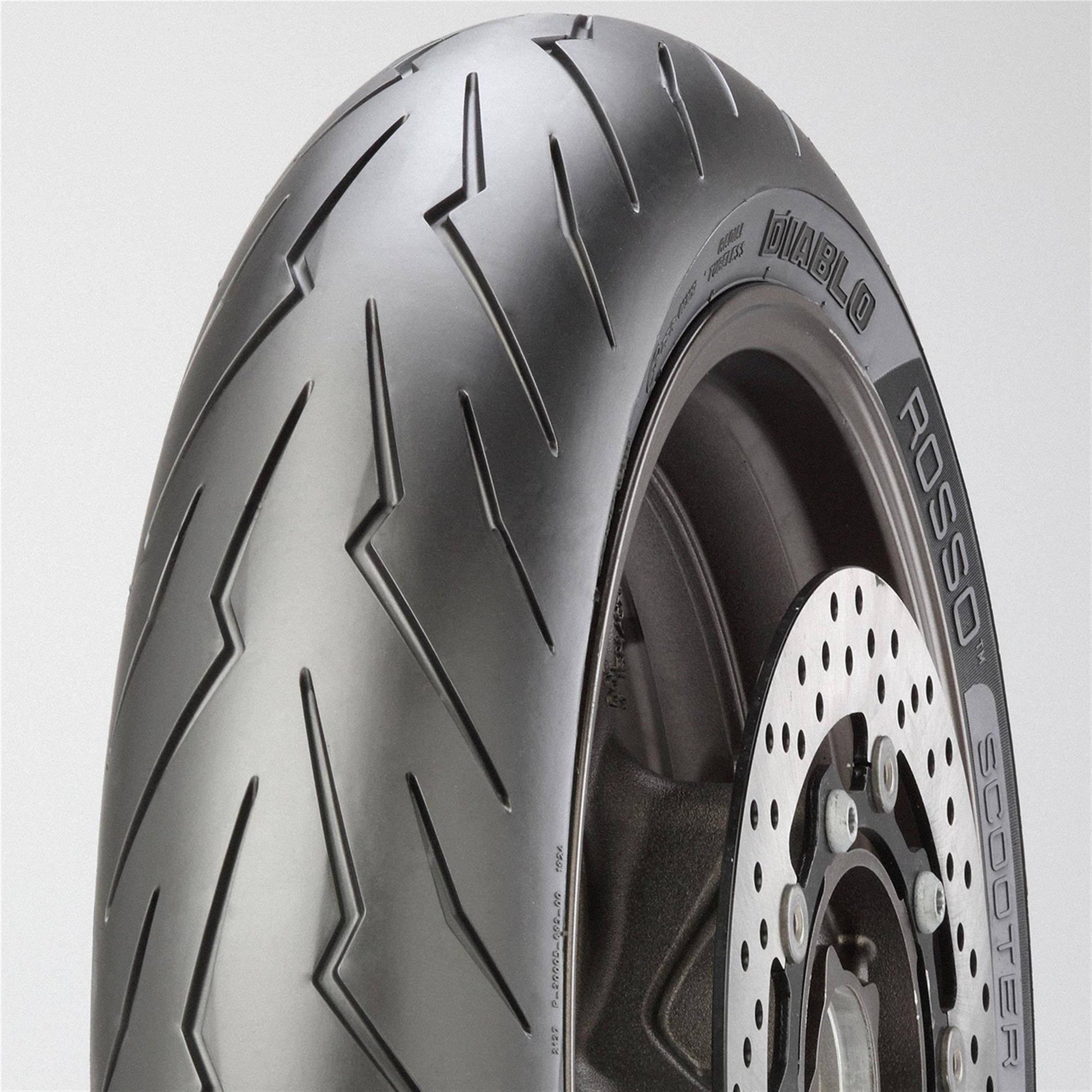 Image of Reifen PIRELLI DIABLO ROSSO SCOOTER Front 120/70-13 53P TL M/C vorne vorne