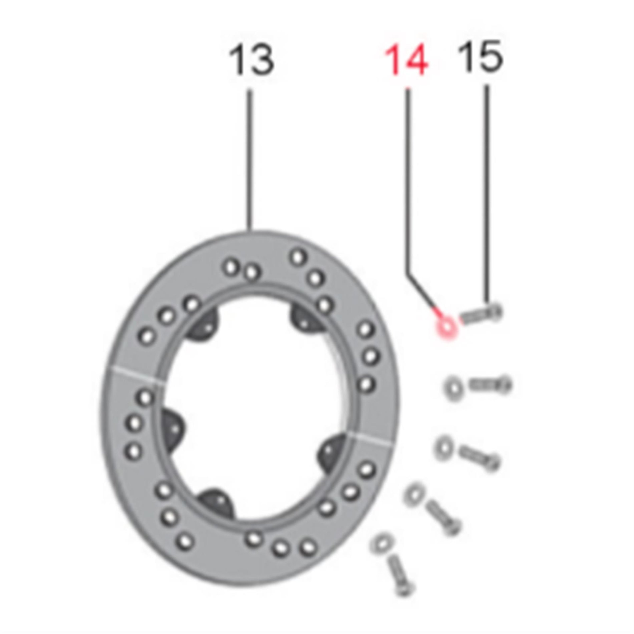 Image of Wellscheibe M6 mm Ø 11,0, Øi 6,4 mm (d) 0,5mm, LML für LML Star 125-200 4T/Star Deluxe 125-150 4S/Speedy für LML Star 125-200 4T/Star Deluxe 125-150 4S/Speedy
