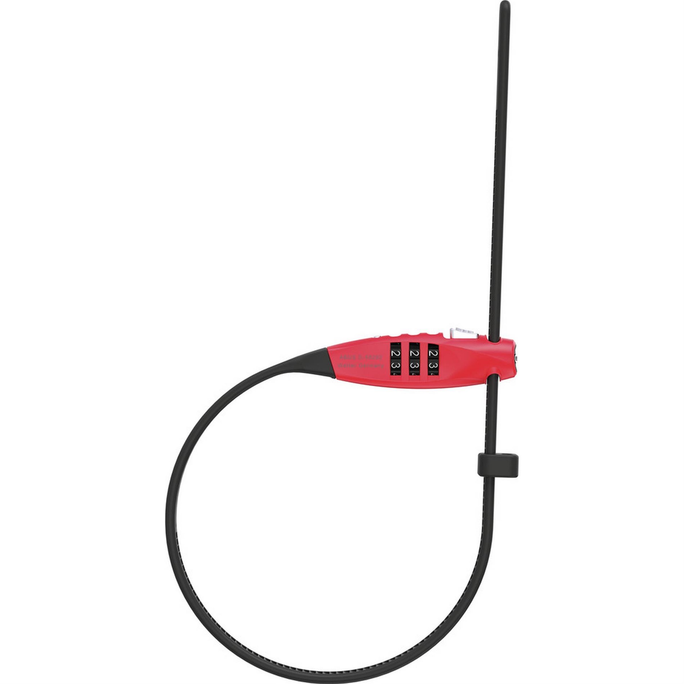 Image of Sicherheitsschloss ABUS Combiflex Travelguard rot