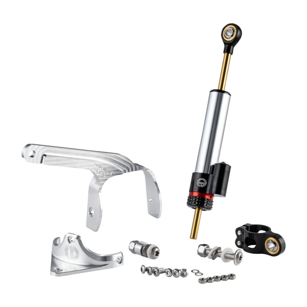 Image of Lenkungsdämpfer CTP 2.0 schwarz/silber für Vespa PK 50-125 S